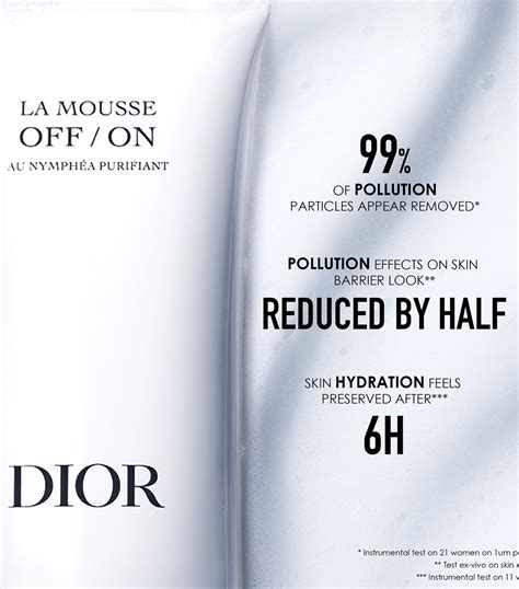 dior on off cleanser ingredients|Dior La Mousse Off/on Foaming Cleanser ingredients (Explained).